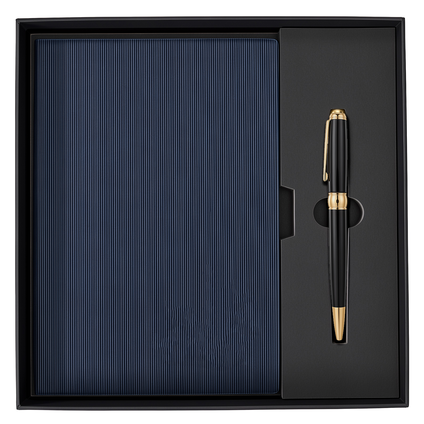 Notebook front imprint location